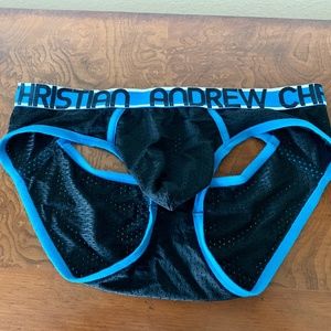 Andrew Christian Black Mesh Brief